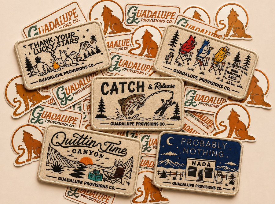 Guadalupe Provisions sticker collection
