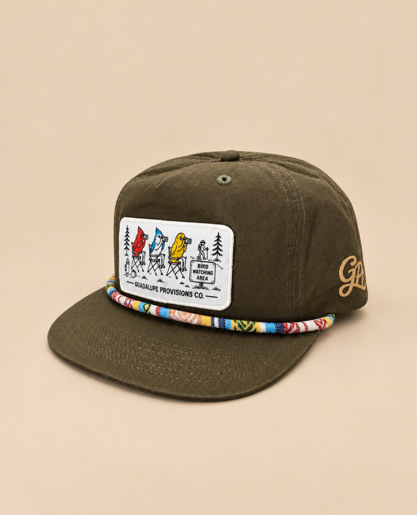 Bird Watching Area Hat Guadalupe Provisions hat