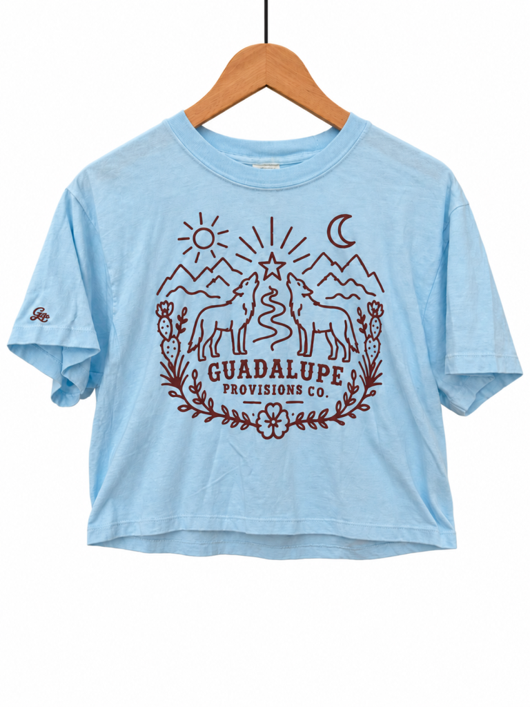 Guadalupe Wolves Crop Tee