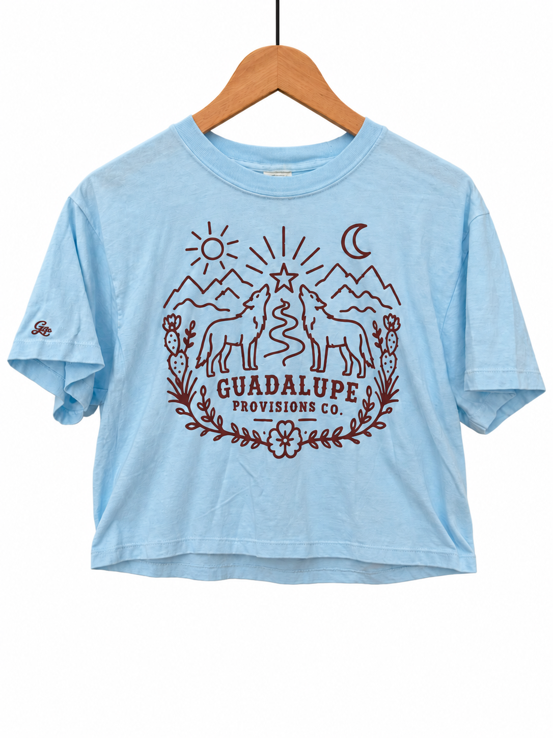 Guadalupe Wolves Crop Tee