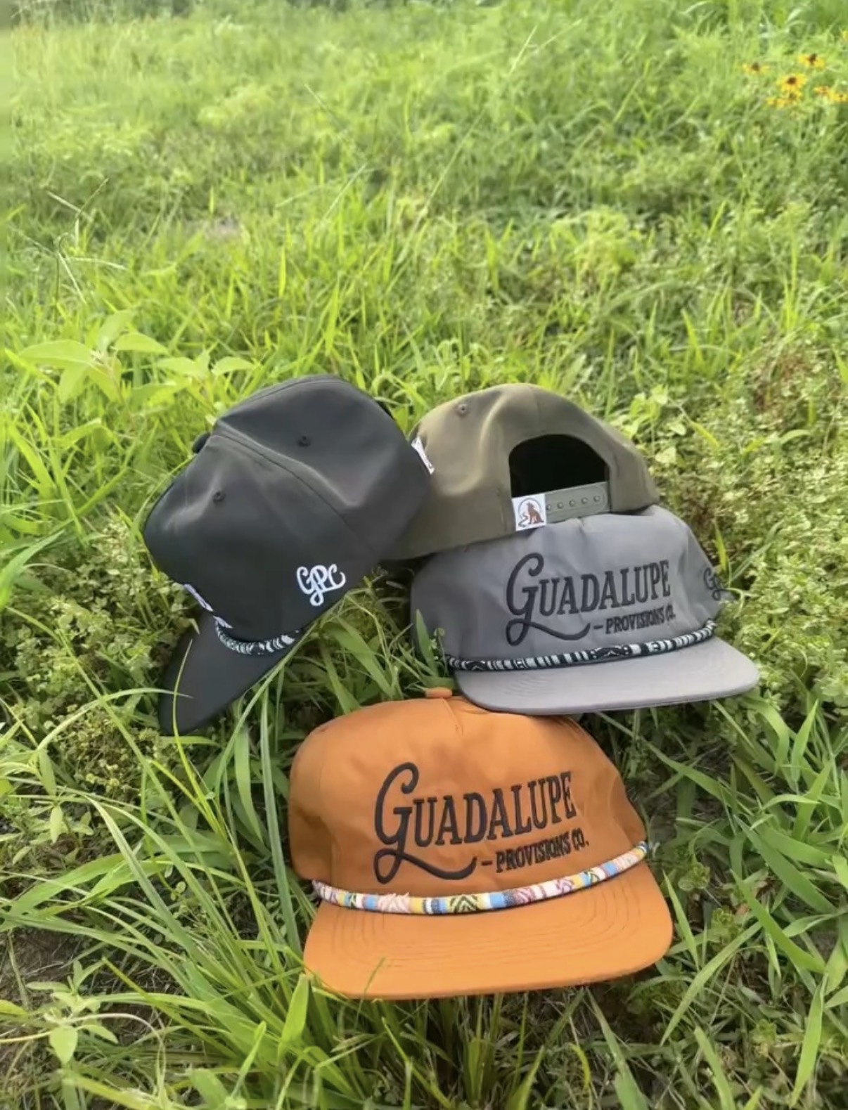 The first eight Guadalupe Provisions rope hats